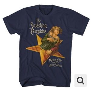 Smashing Pumpkins Graphic Tee in Black